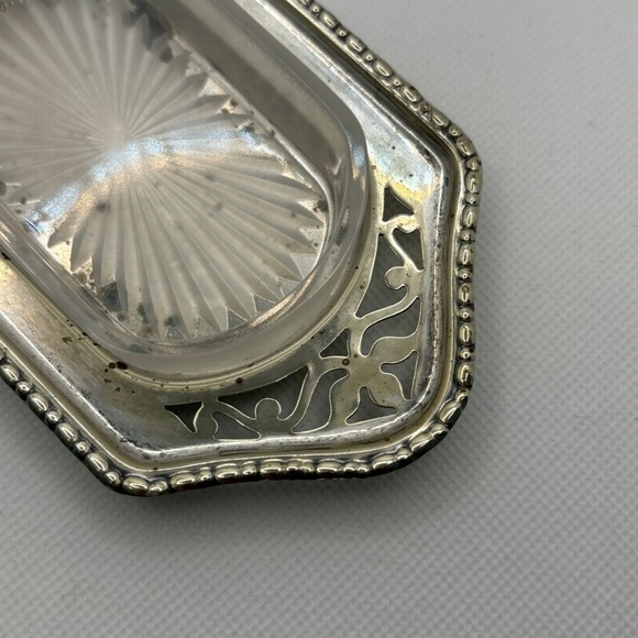 Hammon, Turner & Sons (H.T & S) Vintage Butter Dish, Silver Plated, England - Picture 5 of 7